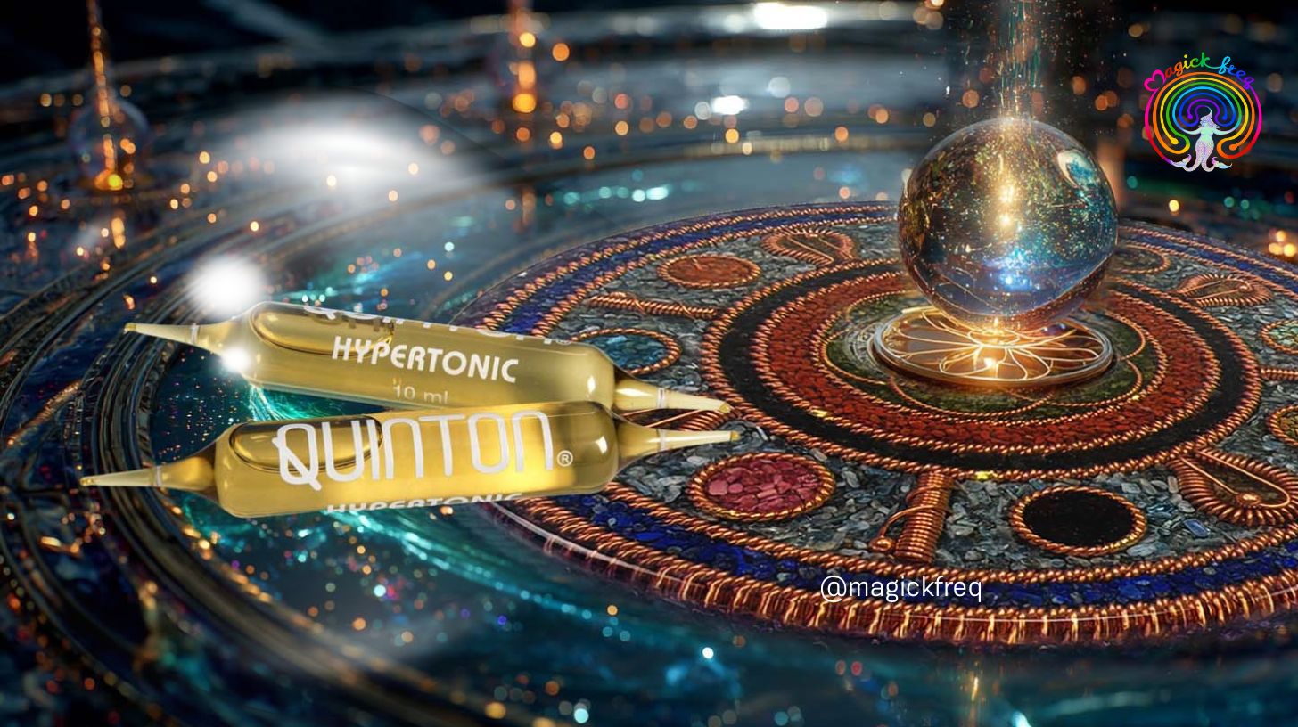 Quinton Hypertonic  กลไกทางฟิสิกส์ – ชีววิทยาของน้ำทะเลเข้มข้นและพลาสมาชีวิต