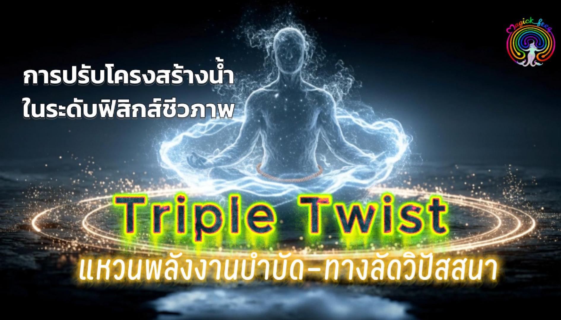 ธรรมชาติของน้ำ สนาม และโครงสร้าง Triple Twist Tensor Ring กับการปรับโครงสร้างน้ำในระดับฟิสิกส์ชีวภาพ